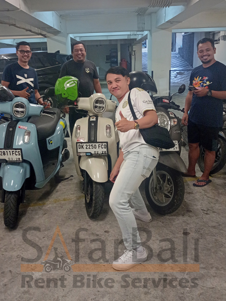 Safar Bali Rent Bike - Group Clients 3 Bali scooter hire for groups provided by Safar Bali Rent Bike for smooth island travel.