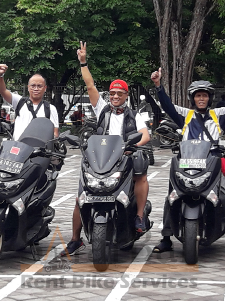 Safar Bali Rent Bike - Group Clients 9 Safar Bali Rent Bike providing easy and reliable group scooter rentals in Bali.