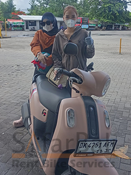 Safar Bali Rent Bike - Solo Clients 15 Tourist on a solo Bali motorbike rental from Safar Bali Rent Bike.